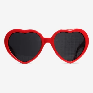 Heart Shaped Diffraction Glasses