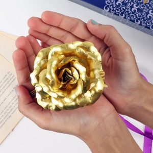 Premium 24K Golden Rose With Gift Box – Best Gift For Loved Ones