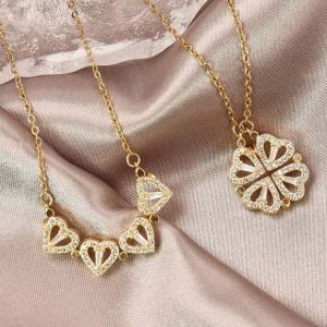 Premium Magnetic Love Hearts Pendant Necklace